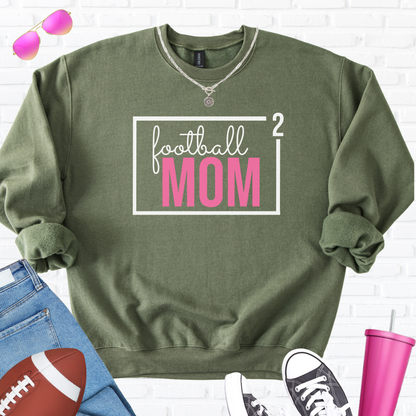 Football Mom Squared Crewneck