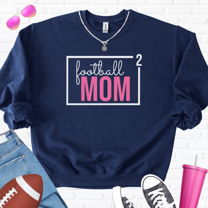 Football Mom Squared Crewneck