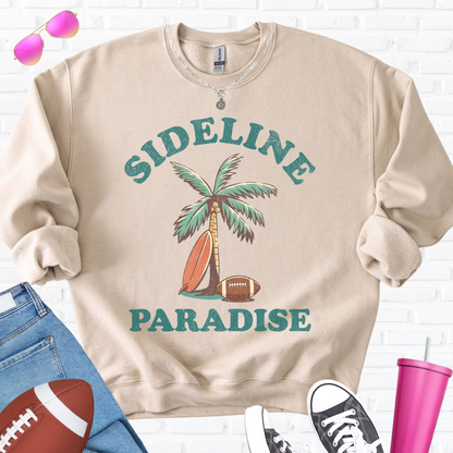 Sideline Paradise Football Crewneck