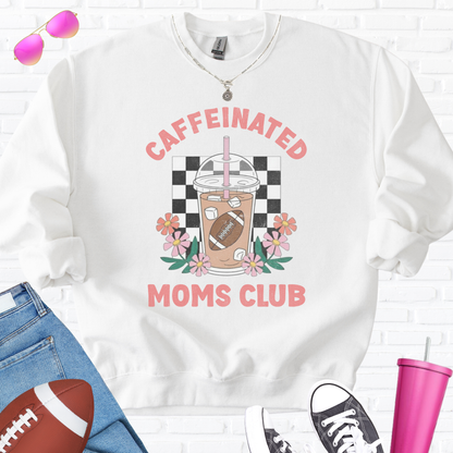 Caffeinated Moms Football Club Crewneck