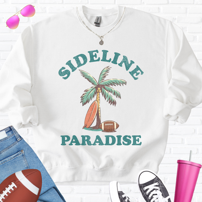 Sideline Paradise Football Crewneck