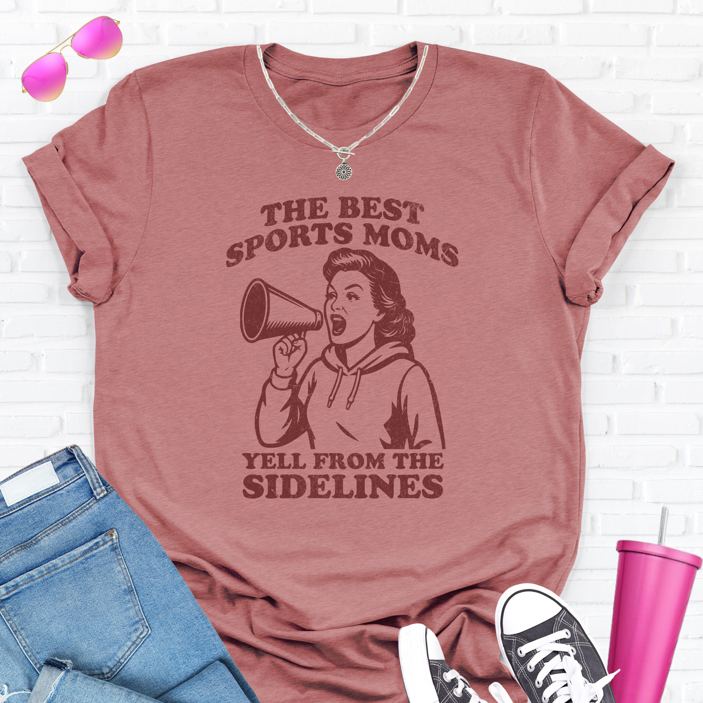 The Best Sports Moms Yell T-Shirt