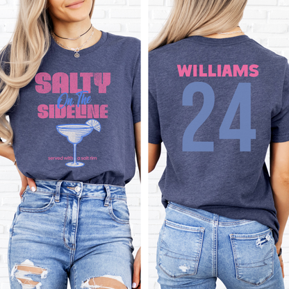 Salty On The Sideline Salt Rim T-Shirt