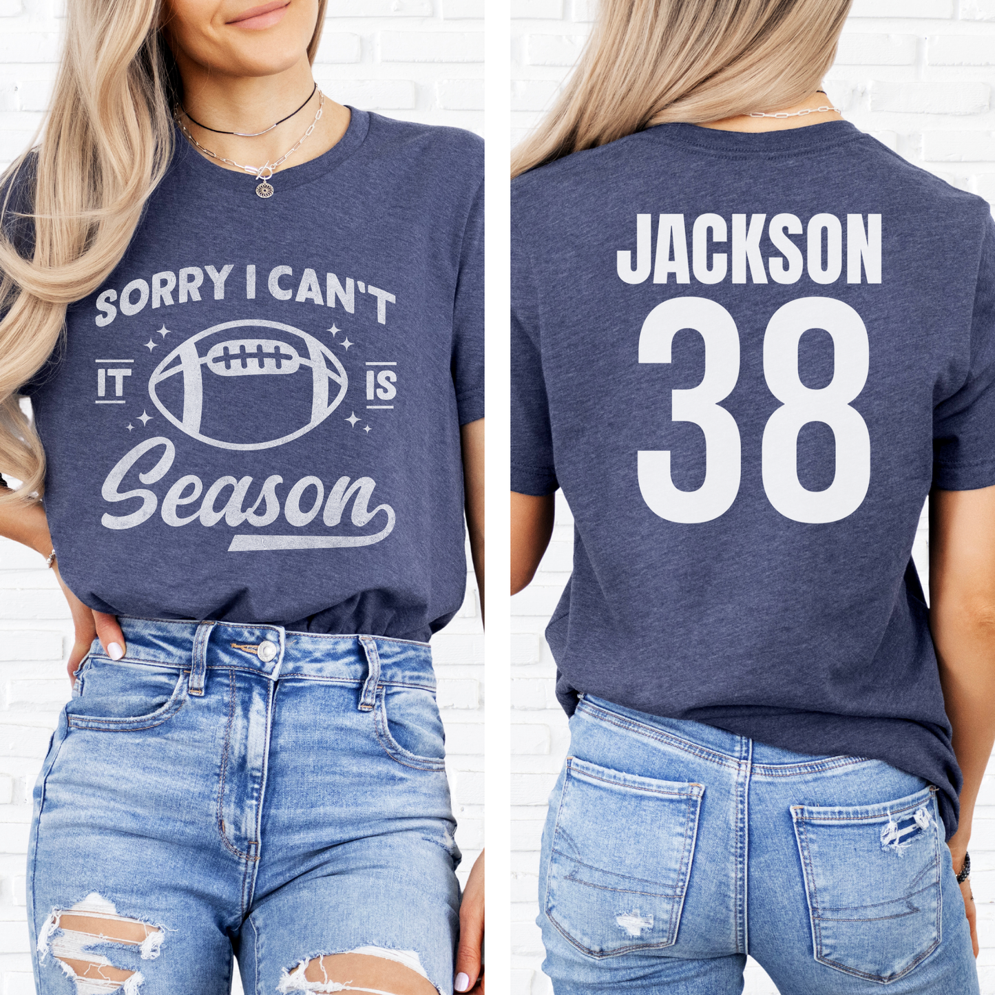 Sorry I Can't Football Season T-Shirt