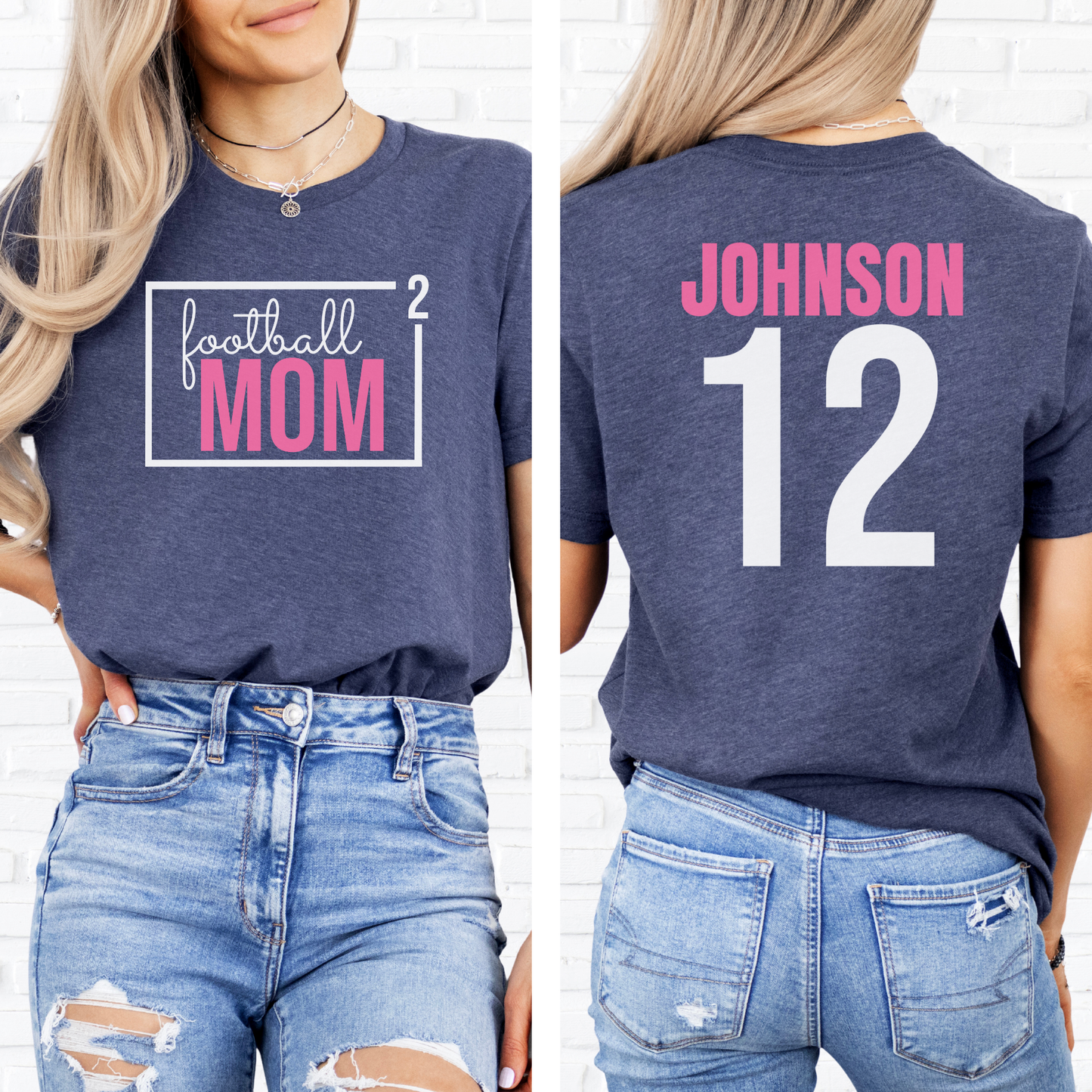 Football Mom Squared T-Shirt