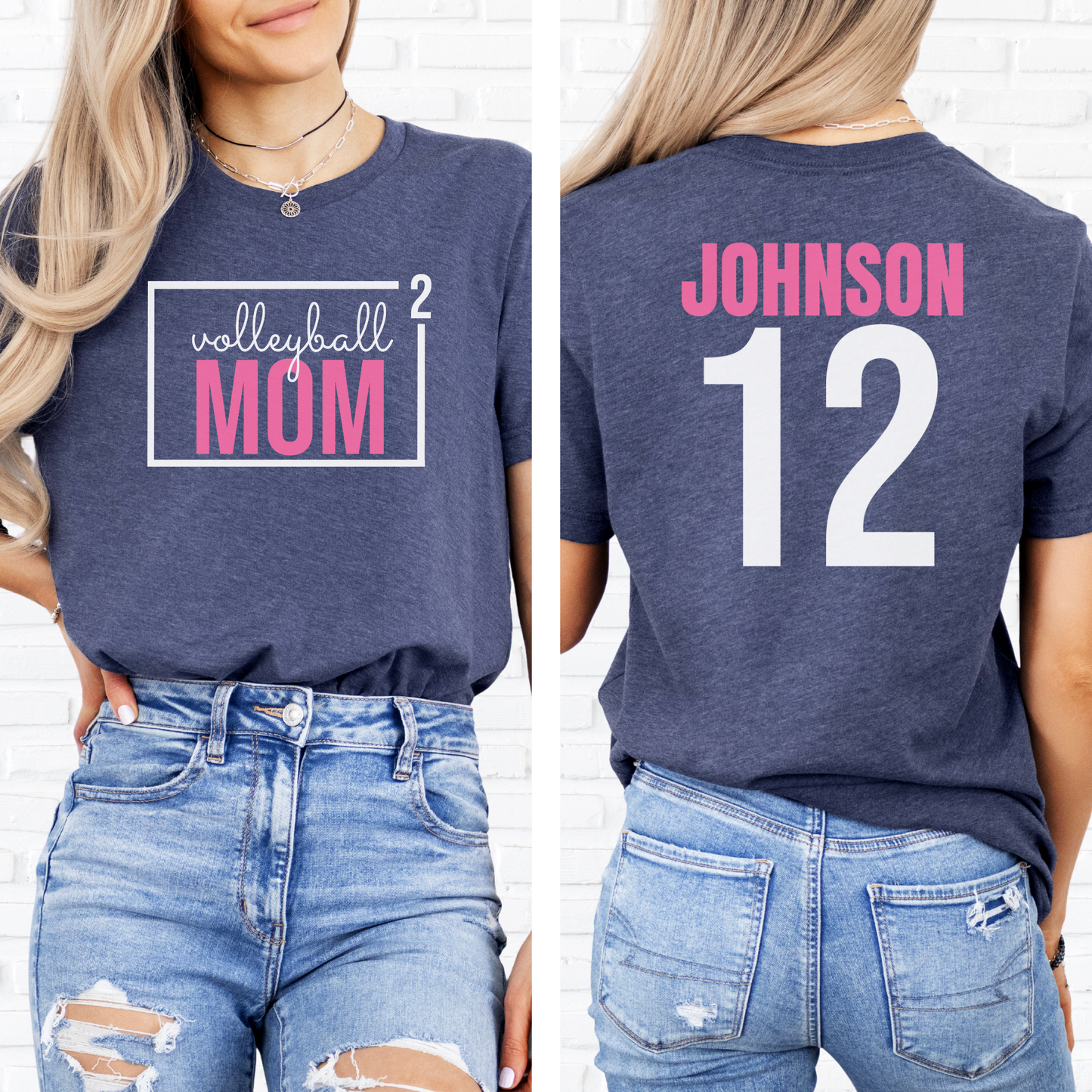 Volleyball Mom Squared T-Shirt