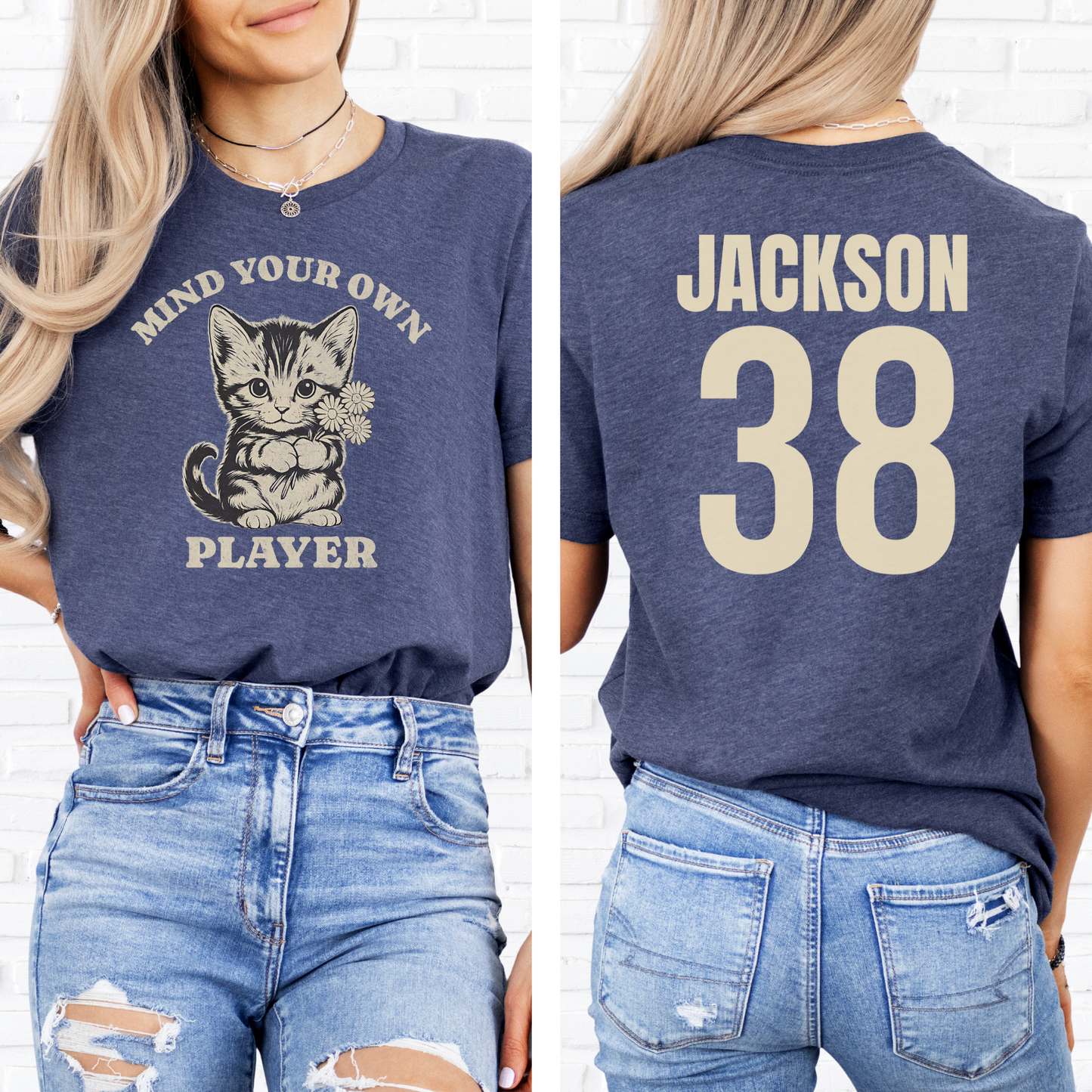 Mind Your Own Player Kitten T-Shirt