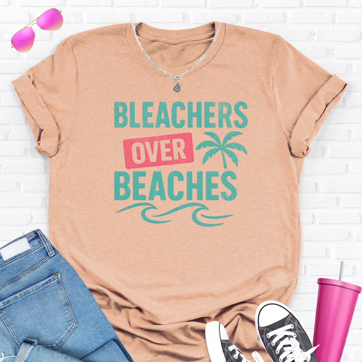 Bleachers Over Beaches T-Shirt