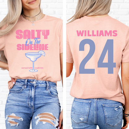 Salty On The Sideline Salt Rim T-Shirt