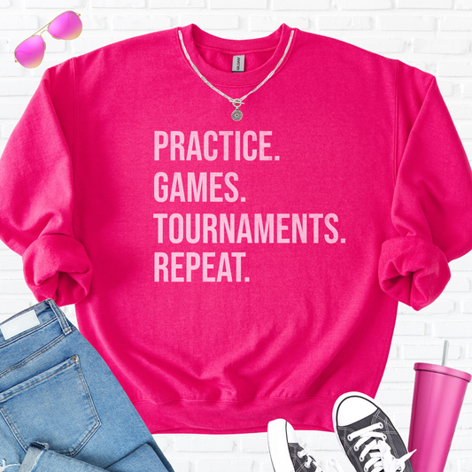 Practice Games Tournament Crewneck