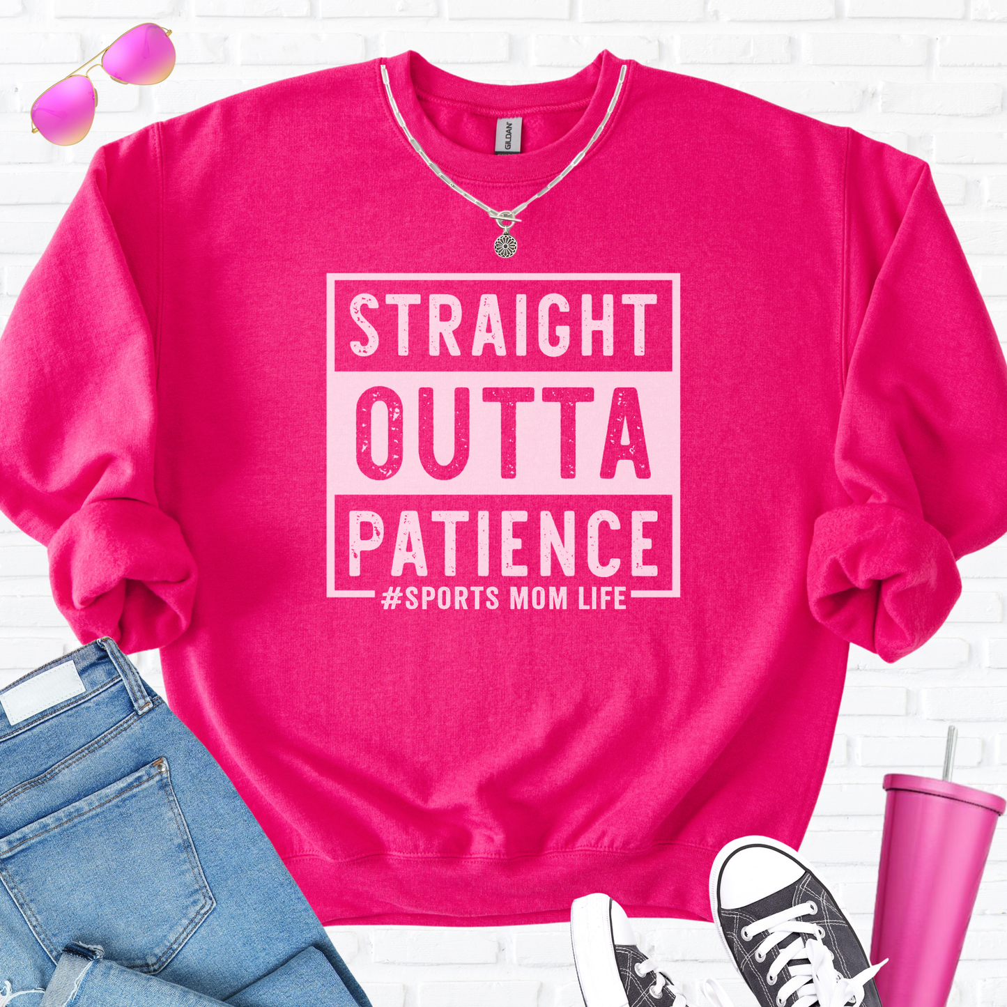 Straight Outta Patience Crewneck