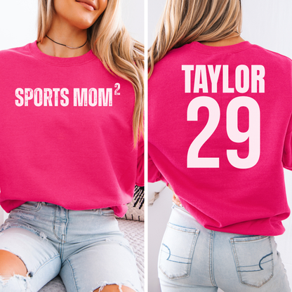 Sports Mom Squared Crewneck