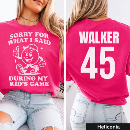 Sorry For What I Said Crewneck