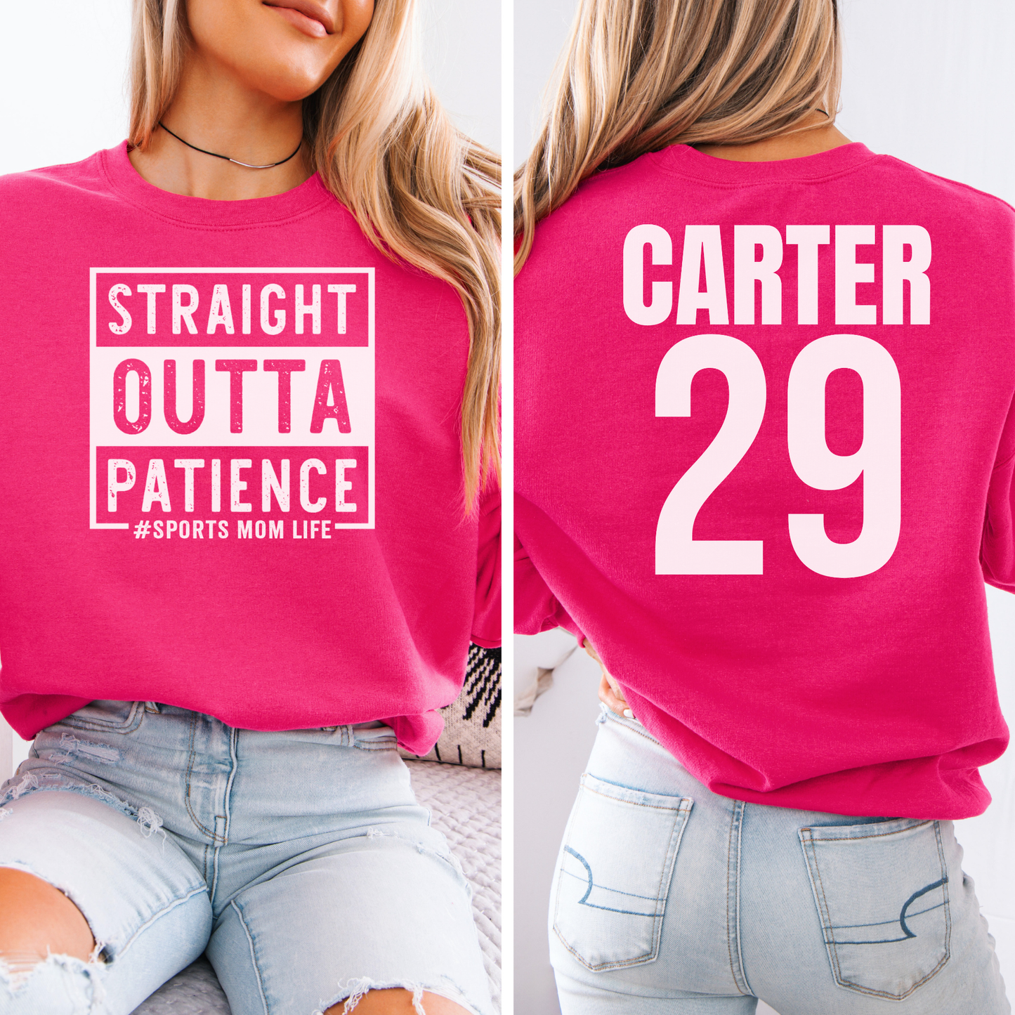 Straight Outta Patience Crewneck