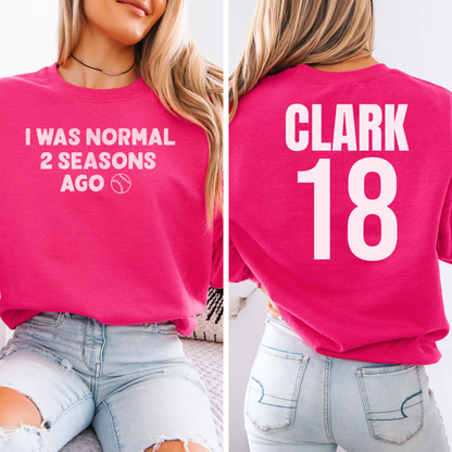 I Was Normal Baseball Crewneck