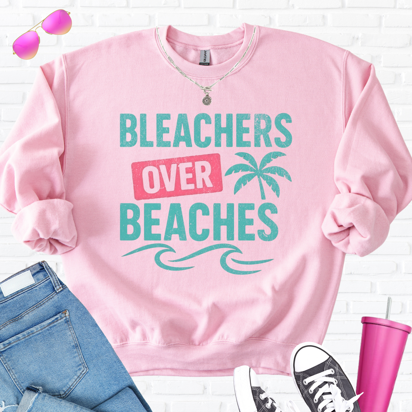 Bleachers Over Beaches Crewneck