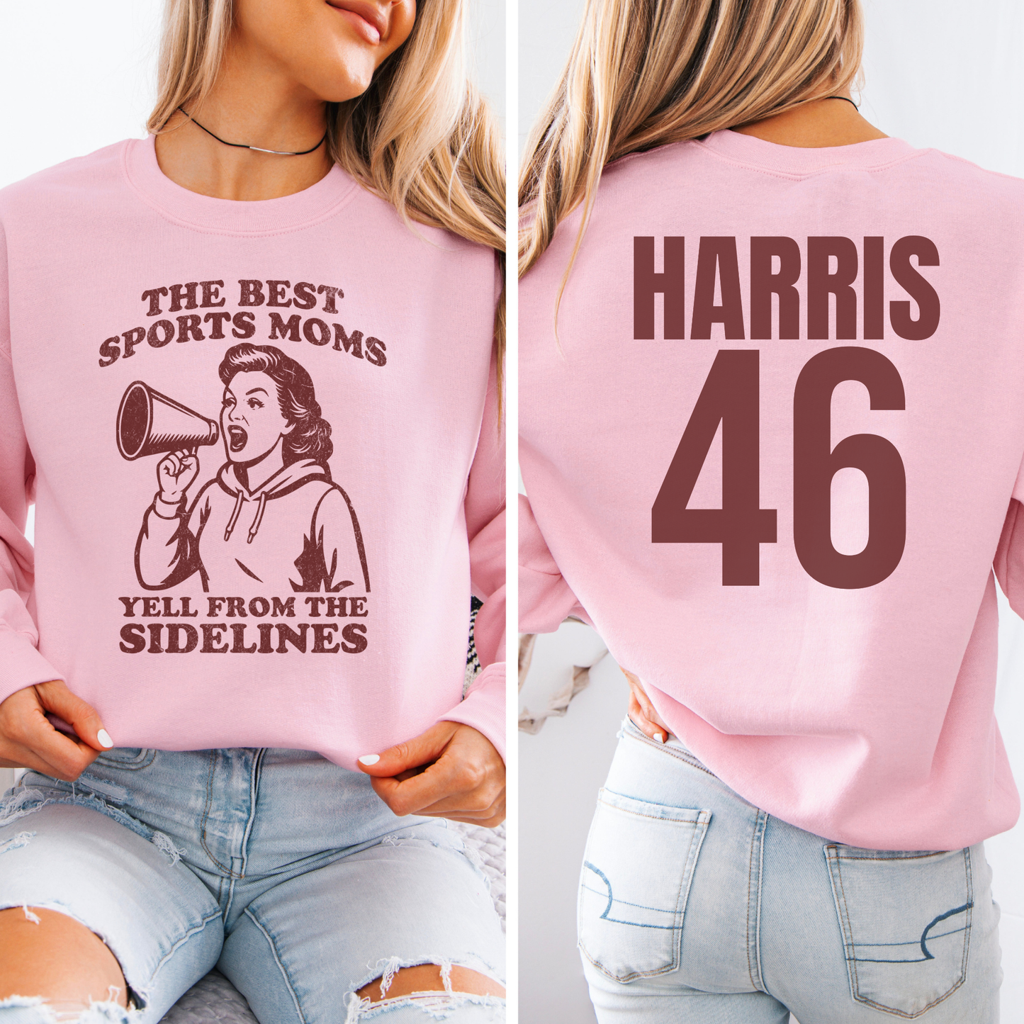 The Best Sports Moms Yell Crewneck