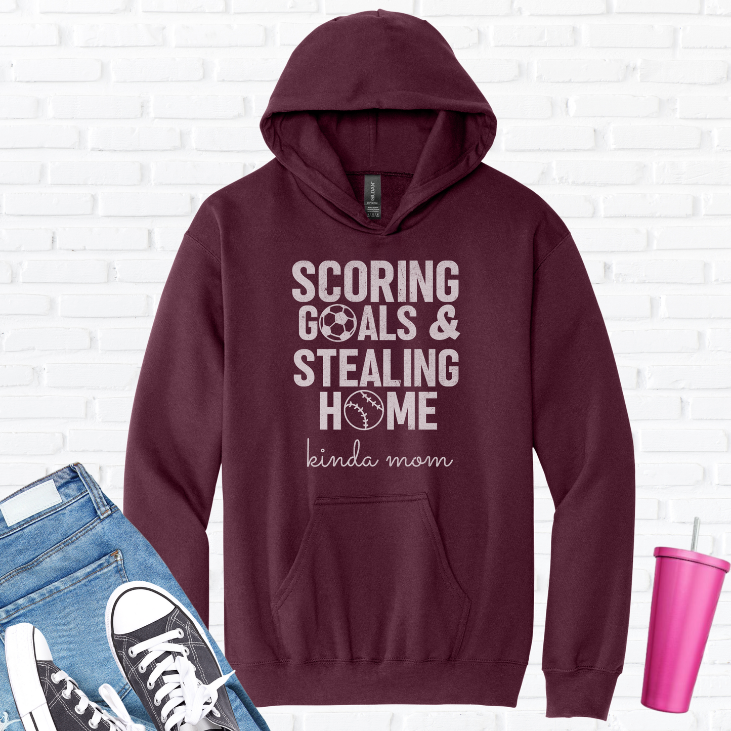 Scoring Goals & Stealing Home Hoodie