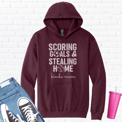 Scoring Goals & Stealing Home Hoodie