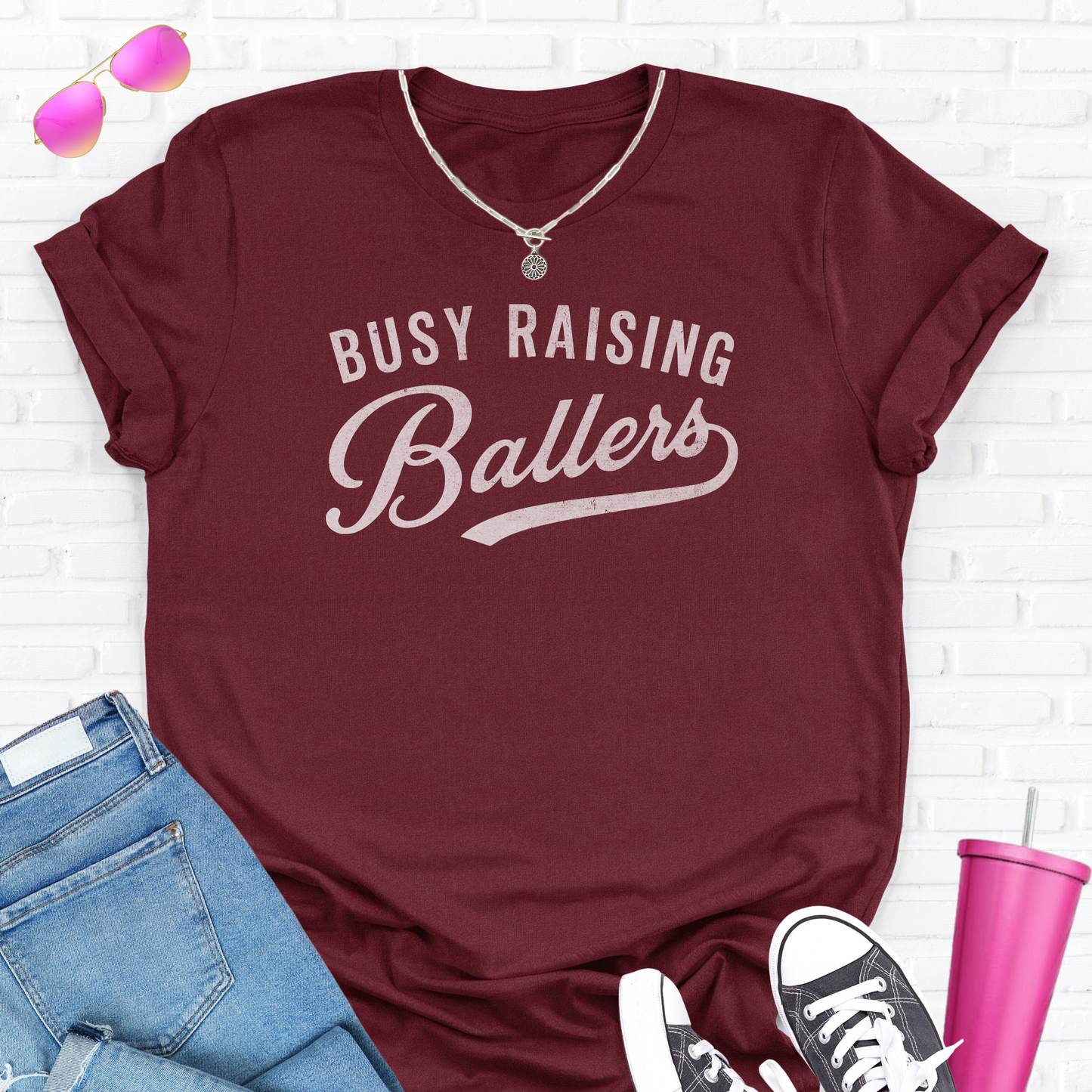 Busy Raising Ballers T-Shirt
