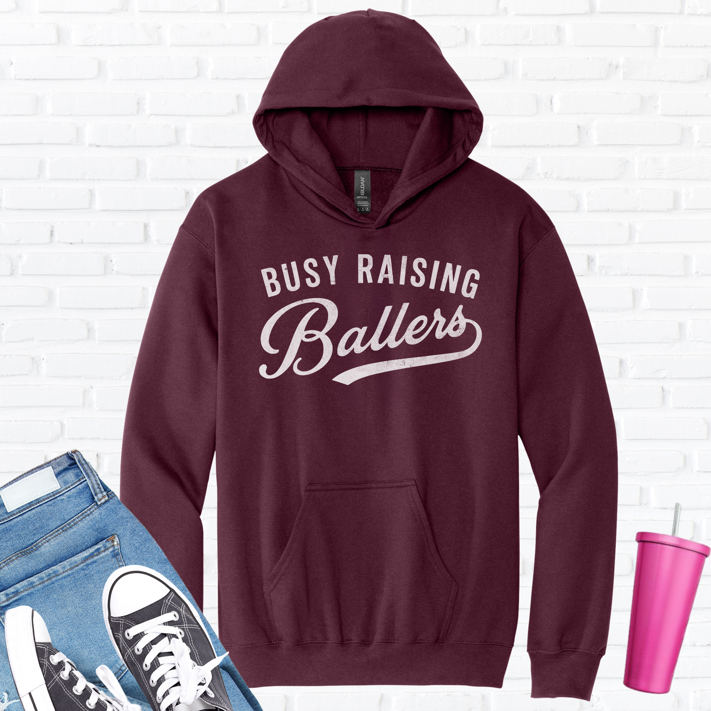 Busy Raising Ballers Hoodie