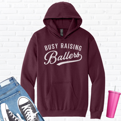 Busy Raising Ballers Hoodie