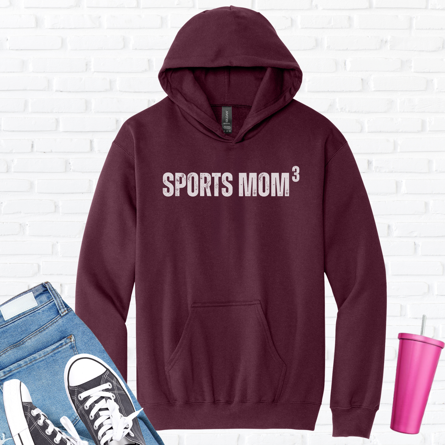 Sports Mom Cubed Hoodie