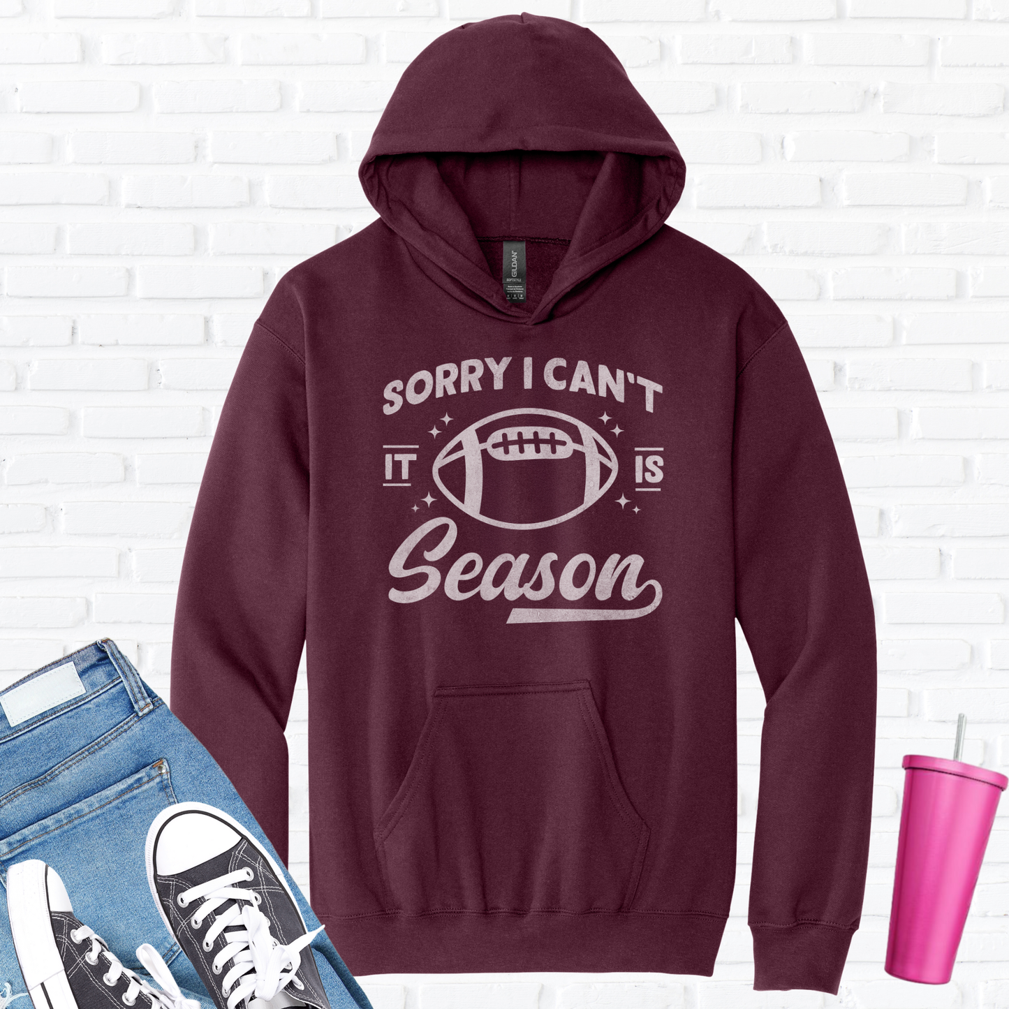 Sorry I Can't Football Season Hoodie