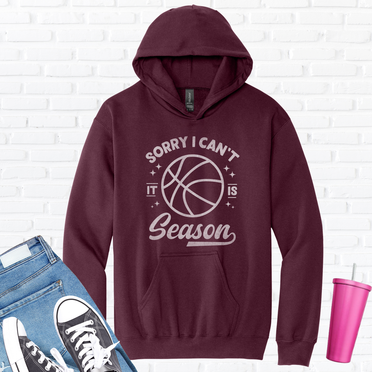 Sorry I Can't Basketball Season Hoodie