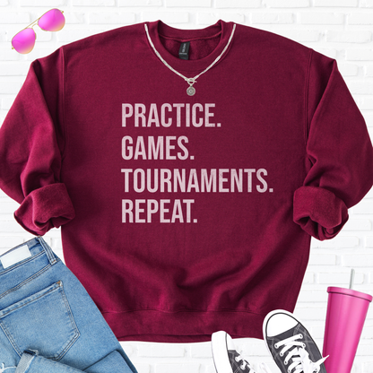 Practice Games Tournament Crewneck