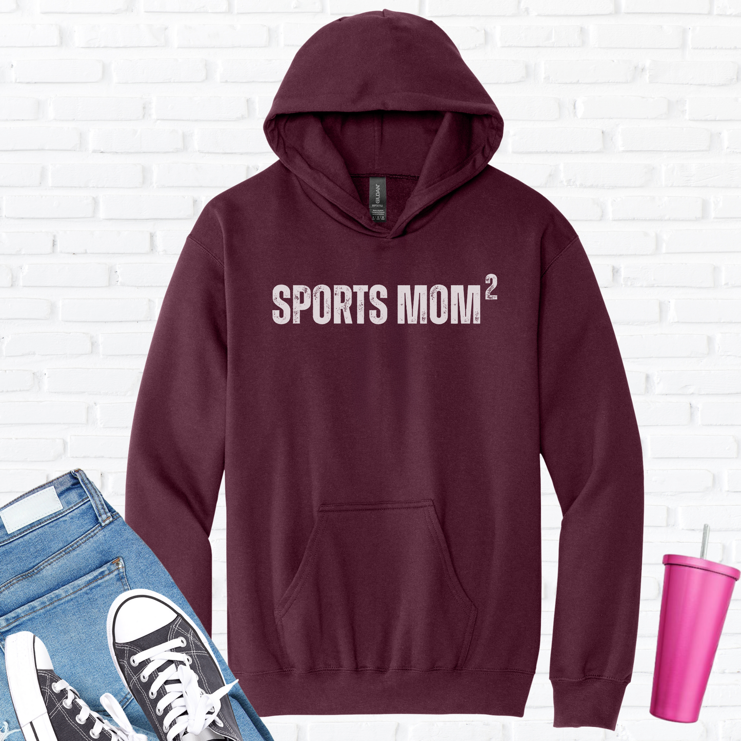 Sports Mom Squared Hoodie