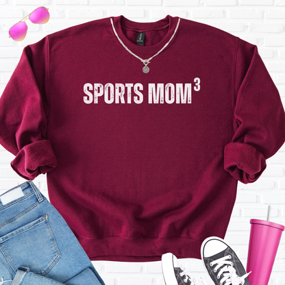 Sports Mom Cubed Crewneck