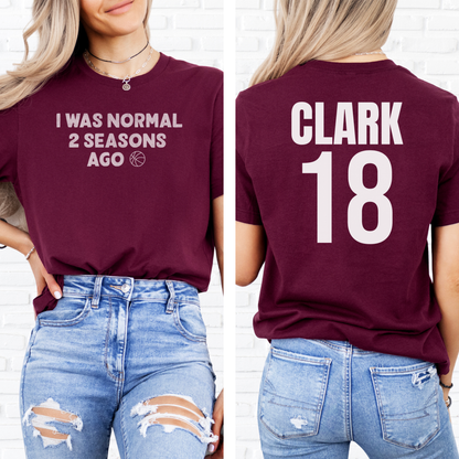 I Was Normal Basketball T-Shirt