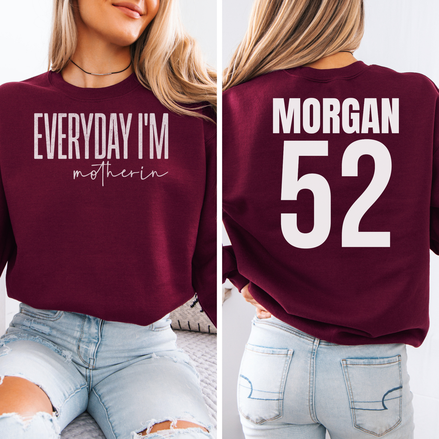 Everyday I'm Motherin Crewneck