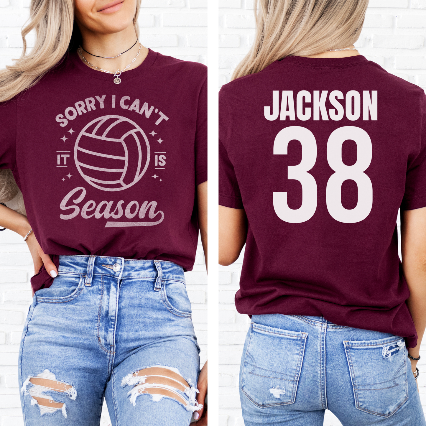 Sorry I Can't Volleyball Season T-Shirt