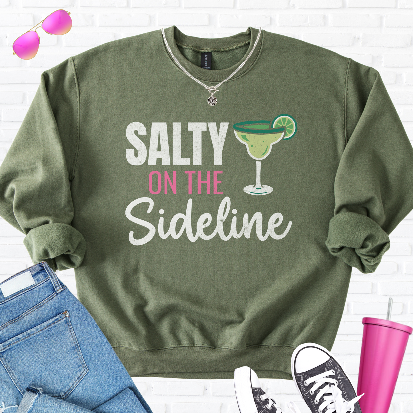 Salty On The Sideline Crewneck