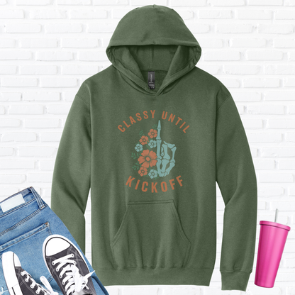 Classy Until Kickoff Hoodie