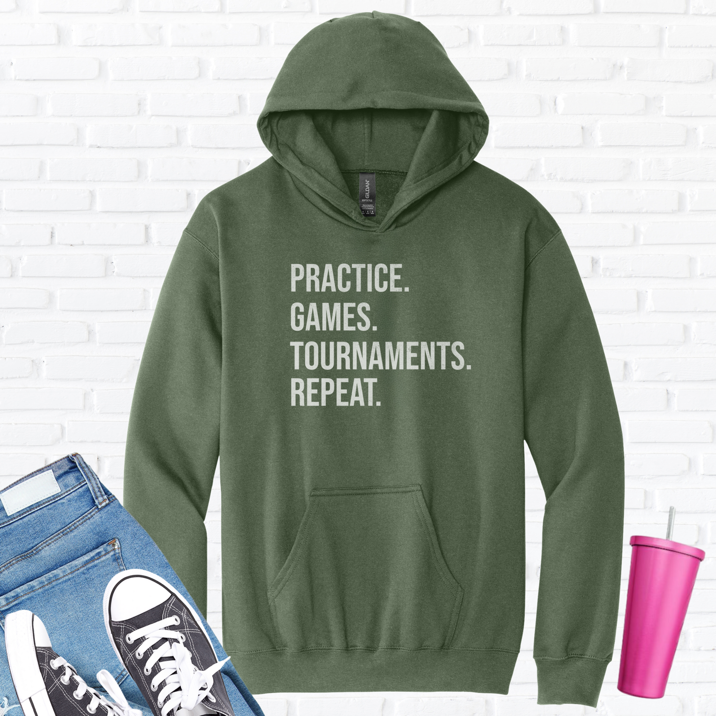 Practice Games Tournament Hoodie