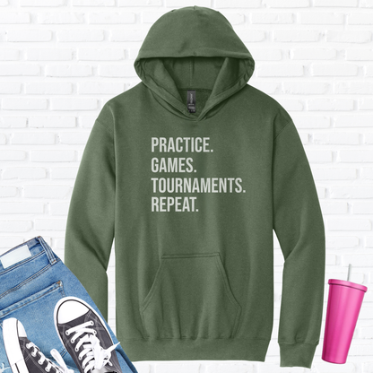 Practice Games Tournament Hoodie