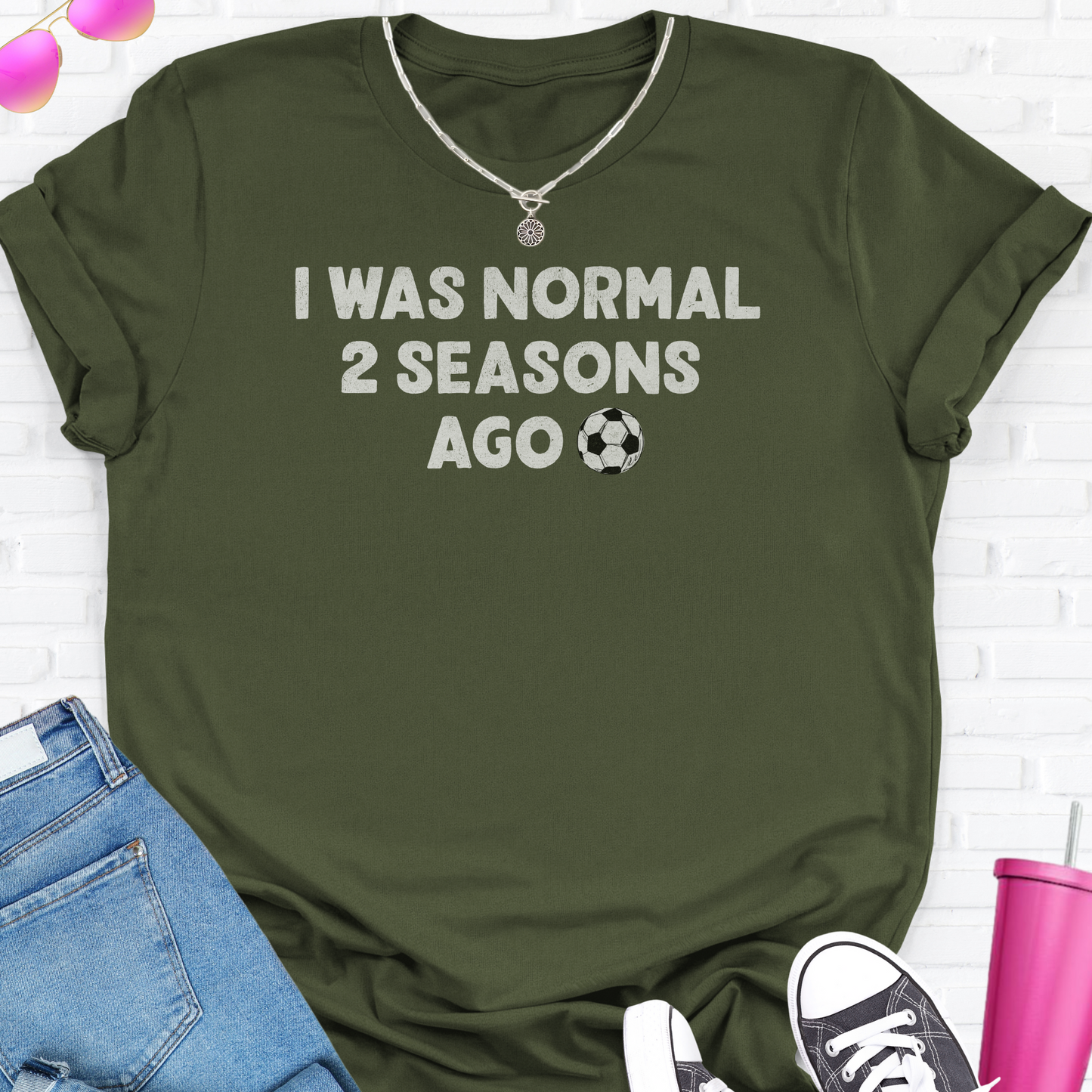 I Was Normal Soccer T-Shirt