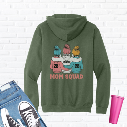 Exhausted Mom Squad Hoodie