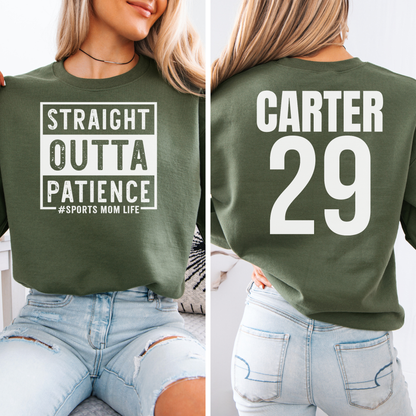Straight Outta Patience Crewneck