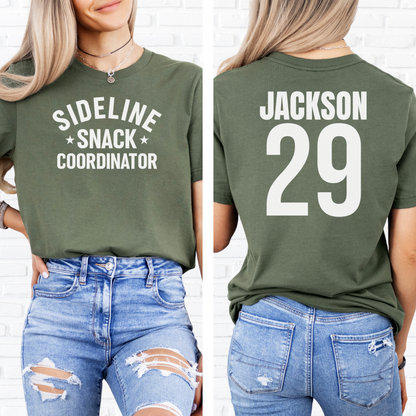 Sideline Snack Coordinator T-Shirt