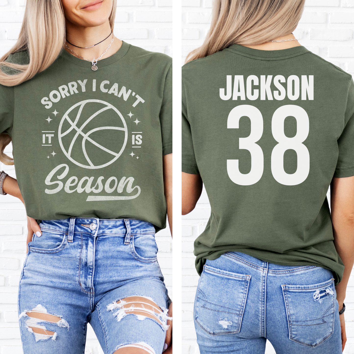 Sorry I Can't Basketball Season T-Shirt