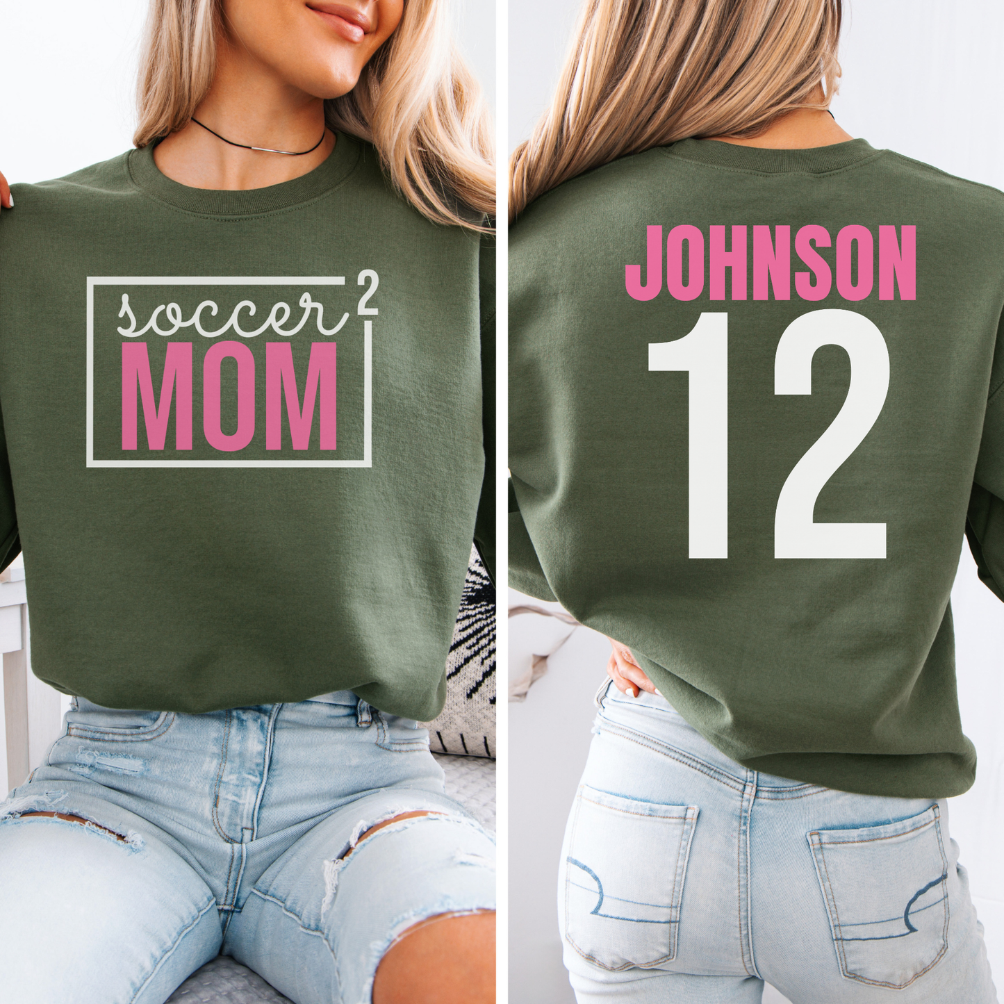 Soccer Mom Squared Crewneck