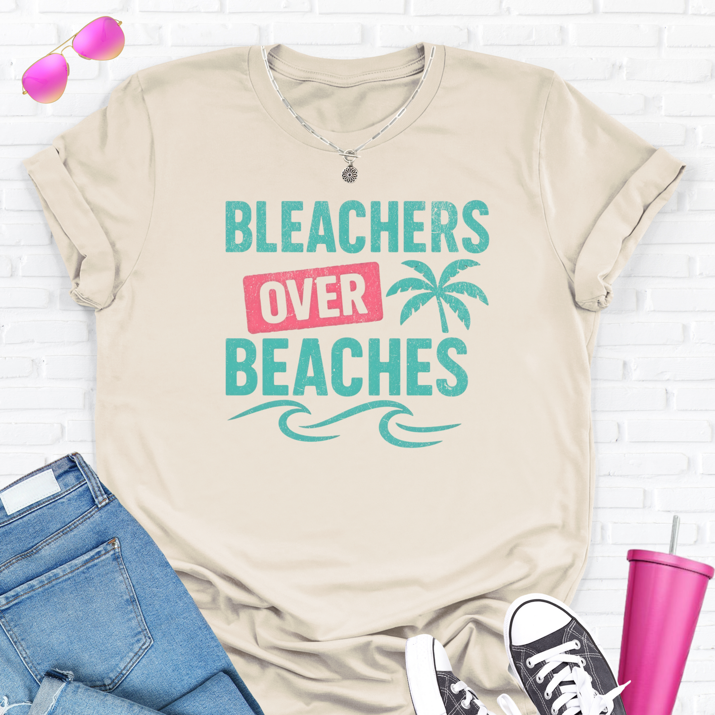 Bleachers Over Beaches T-Shirt