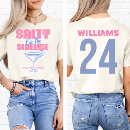 Salty On The Sideline Salt Rim T-Shirt