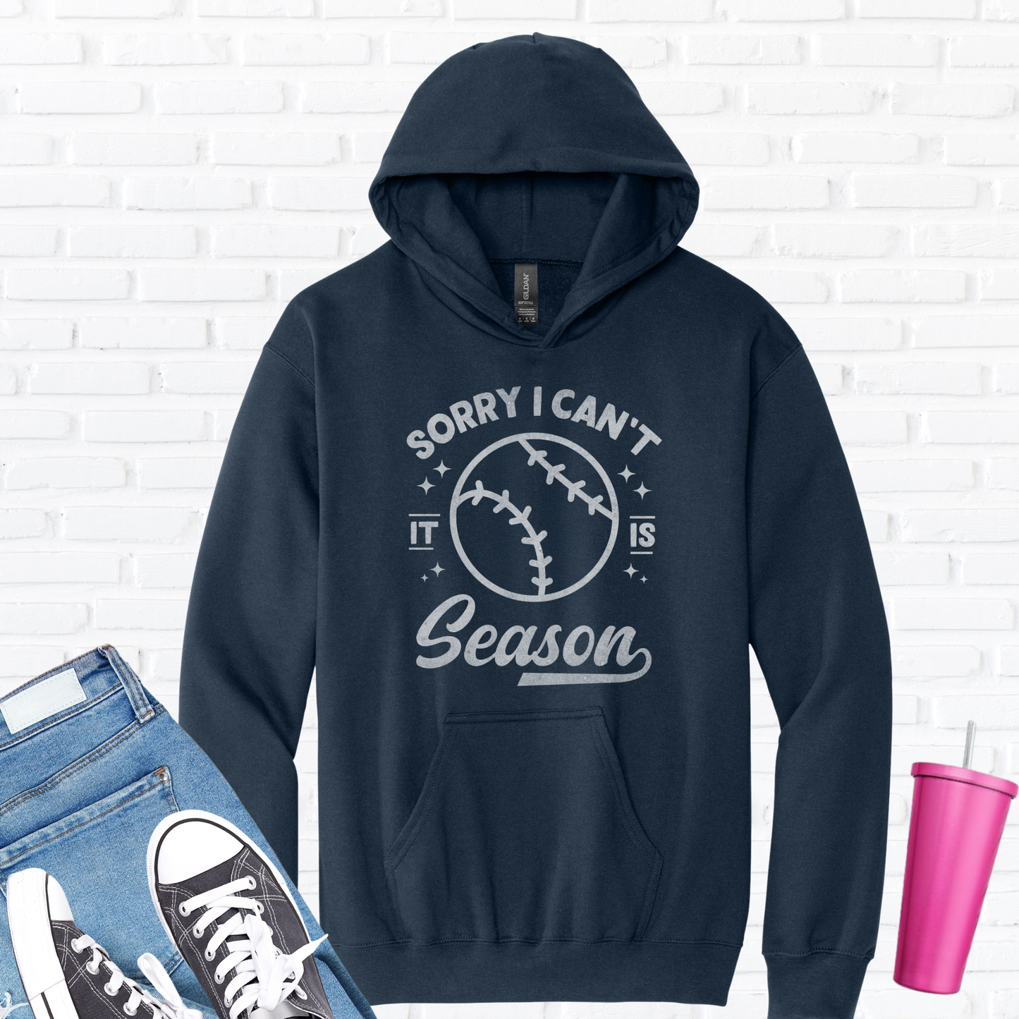 Sorry I Can't Baseball Season Hoodie