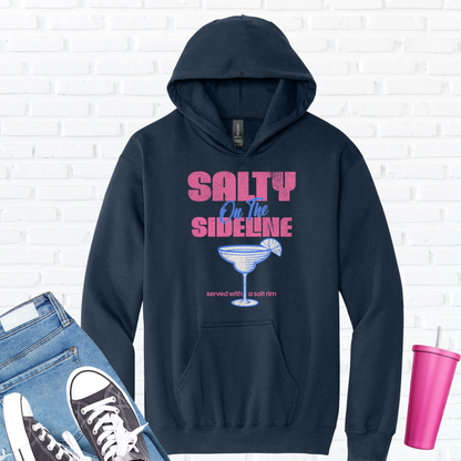Salty On The Sideline Salt Rim Hoodie