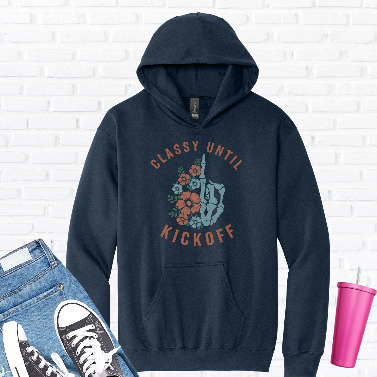 Classy Until Kickoff Hoodie